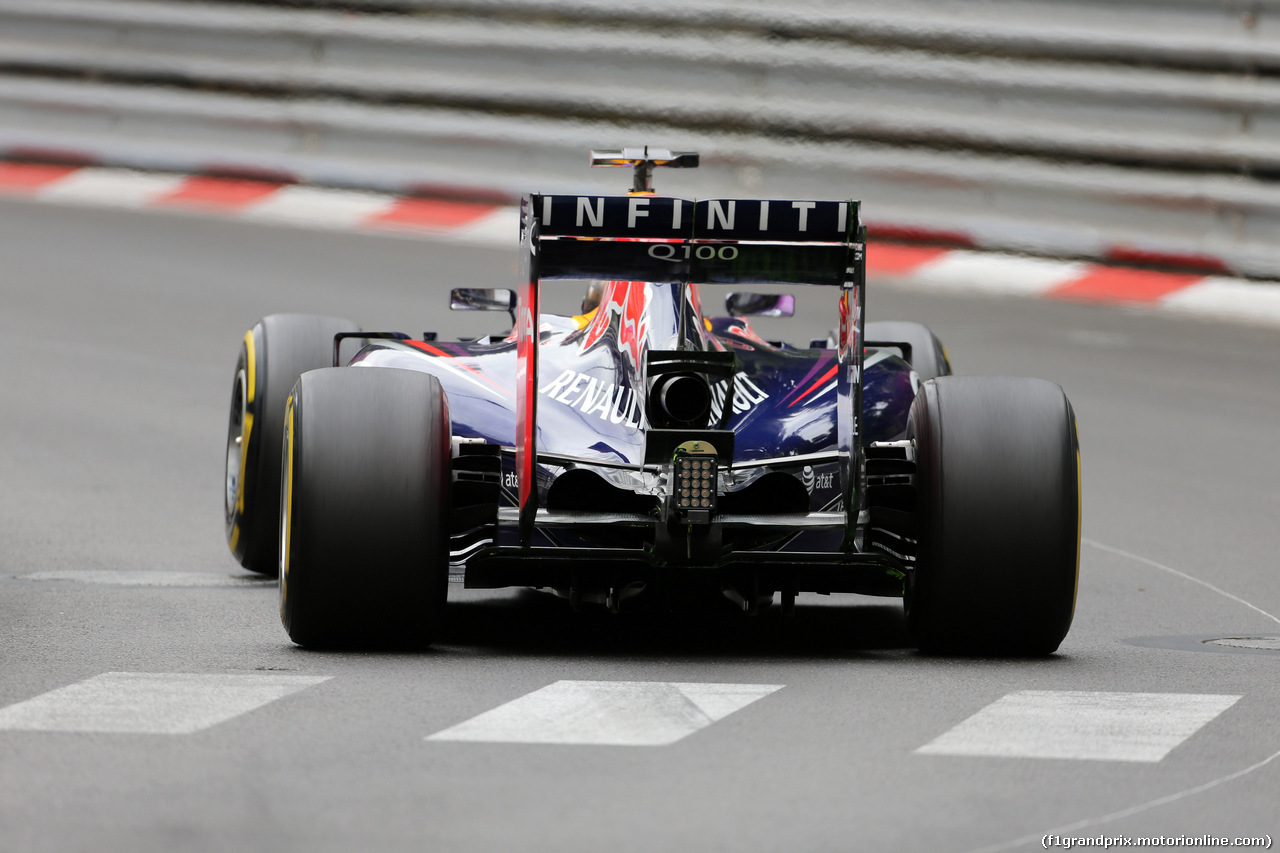 GP MONACO, 22.05.2014- Prove Libere 1, Sebastian Vettel (GER) Red Bull Racing RB10