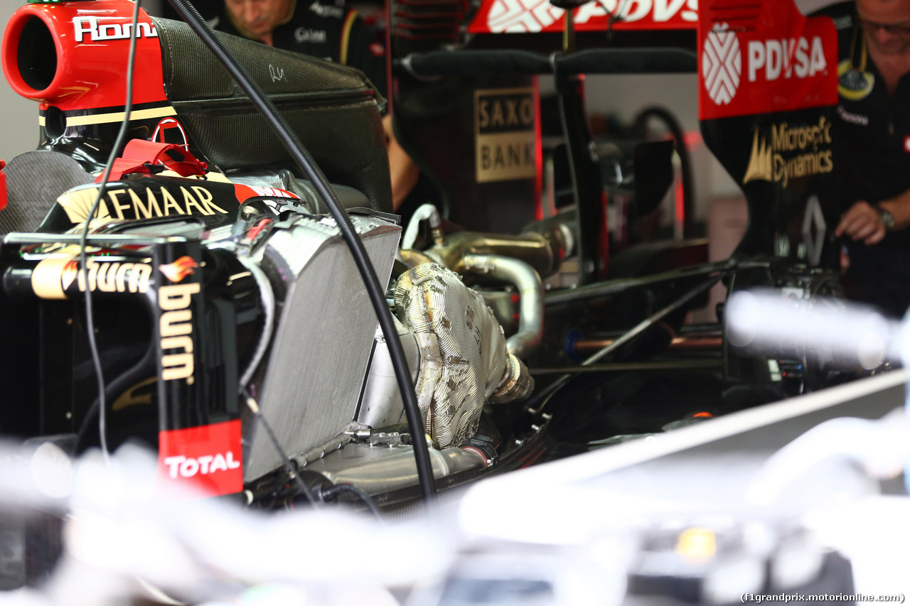 GP MONACO, 22.05.2014- Prove Libere 1, Lotus F1 Team E22, detail