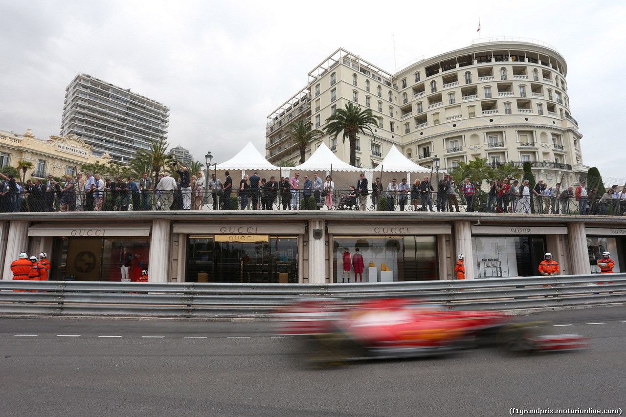 GP MONACO, 22.05.2014- Prove Libere 1, Fernando Alonso (ESP) Ferrari F14-T