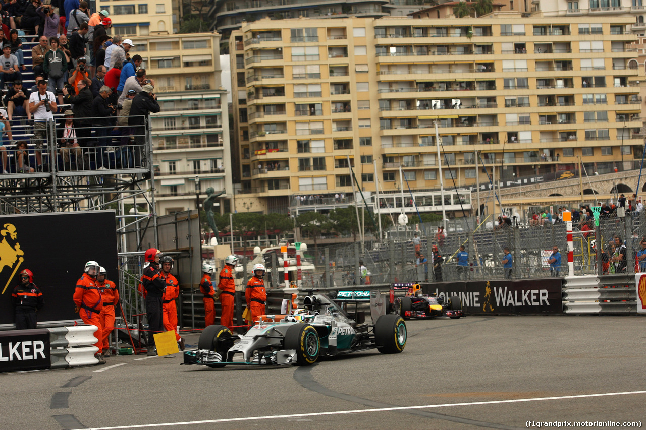 GP MONACO, 22.05.2014- Prove Libere 1, Lewis Hamilton (GBR) Mercedes AMG F1 W05