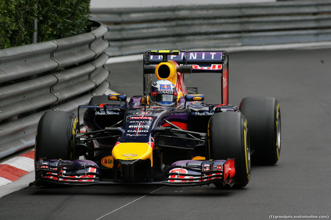 GP MONACO, 22.05.2014- Prove Libere 1,Daniel Ricciardo (AUS) Red Bull Racing RB10