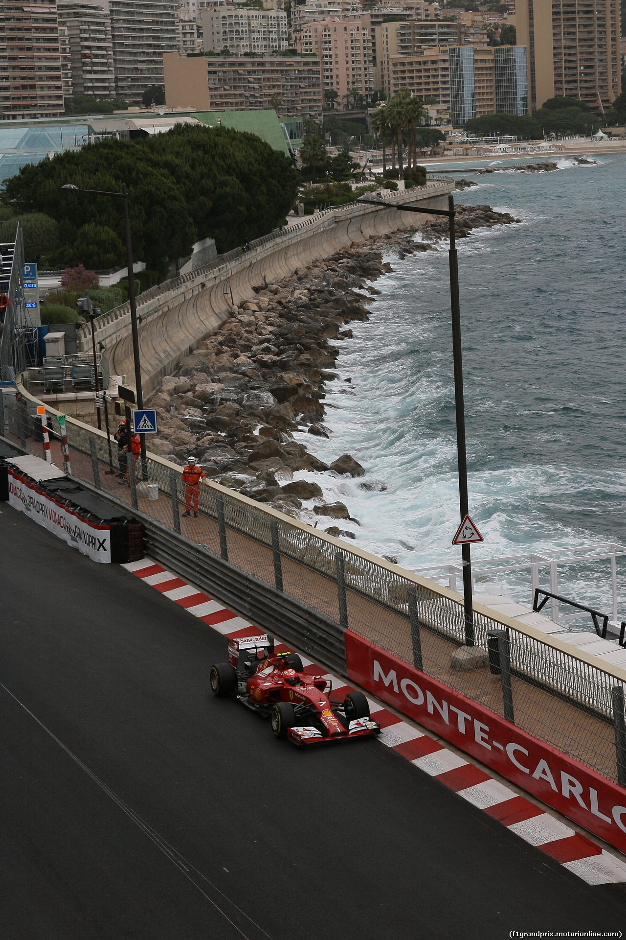 GP MONACO, 22.05.2014- Prove Libere 1, Kimi Raikkonen (FIN) Ferrari F14-T