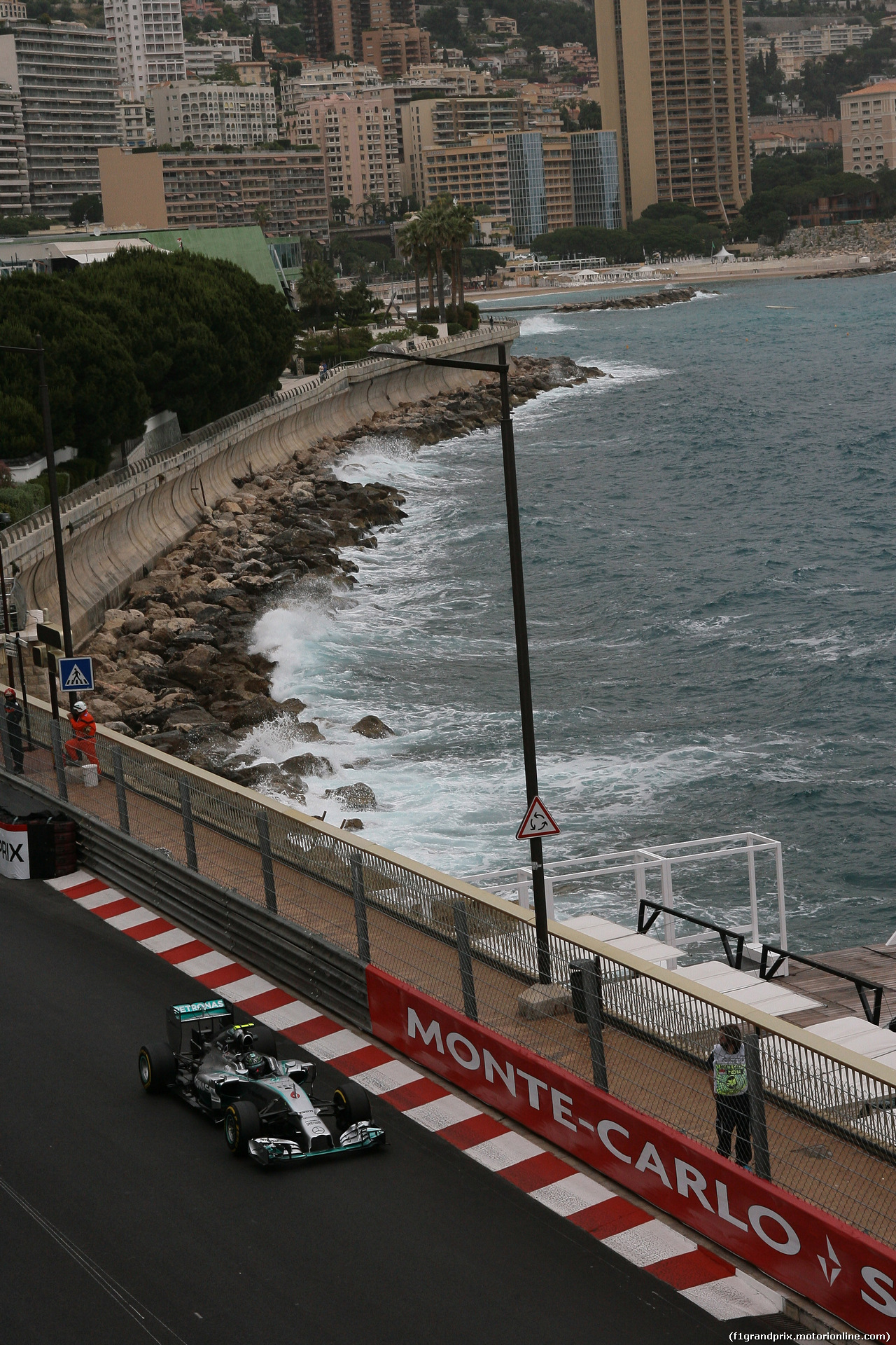 GP MONACO, 22.05.2014- Prove Libere 1, Nico Rosberg (GER) Mercedes AMG F1 W05