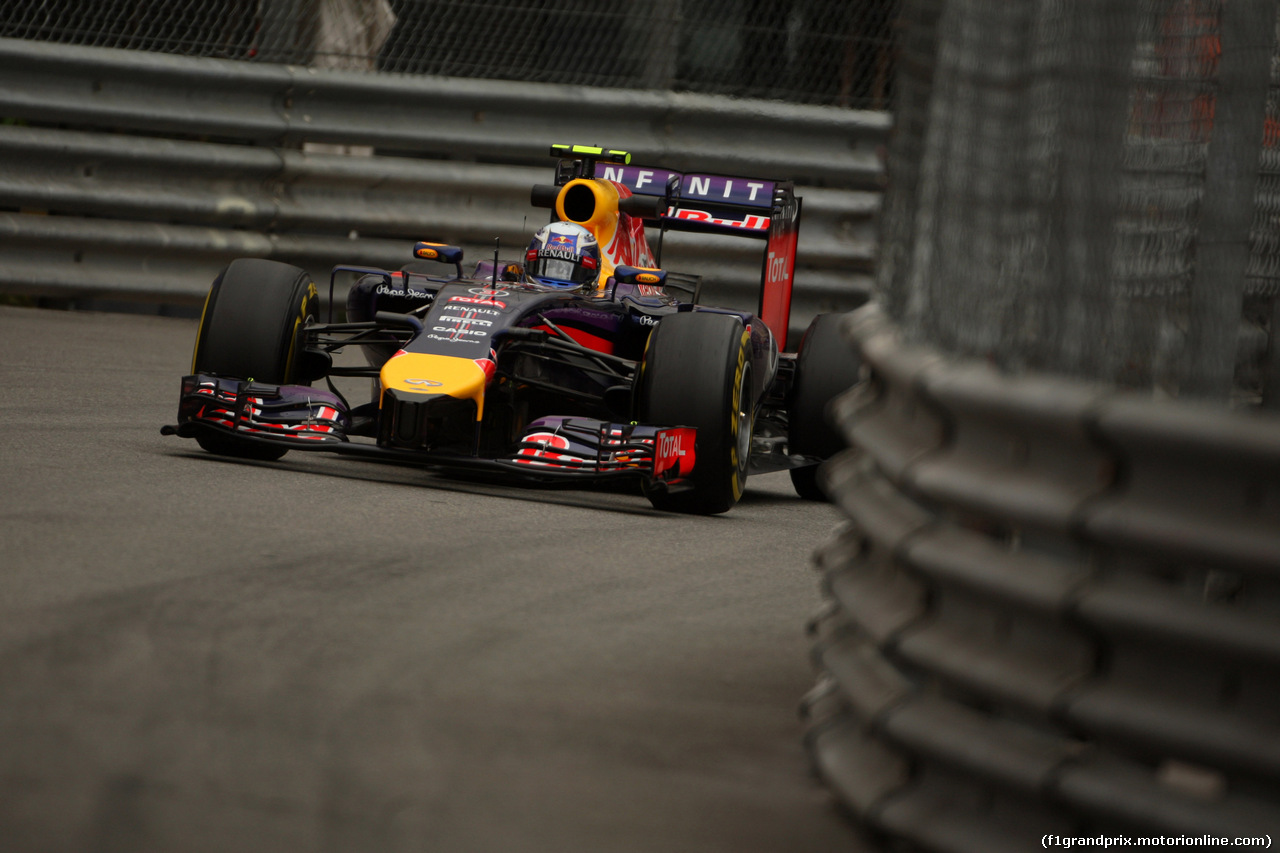 GP MONACO, 22.05.2014- Prove Libere 1, Daniel Ricciardo (AUS) Red Bull Racing RB10