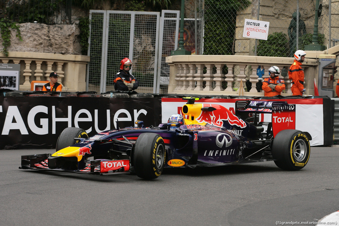 GP MONACO, 22.05.2014- Prove Libere 1, Daniel Ricciardo (AUS) Red Bull Racing RB10