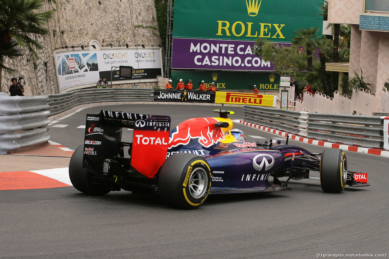 GP MONACO, 22.05.2014- Prove Libere 1, Daniel Ricciardo (AUS) Red Bull Racing RB10