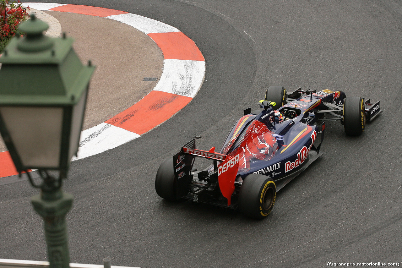 GP MONACO, 22.05.2014- Prove Libere 1, Daniil Kvyat (RUS) Scuderia Toro Rosso STR9