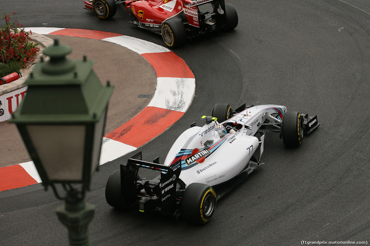 GP MONACO, 22.05.2014- Prove Libere 1, Valtteri Bottas (FIN) Williams F1 Team FW36