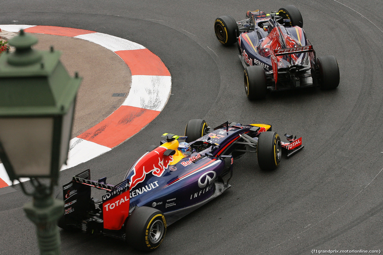 GP MONACO, 22.05.2014- Prove Libere 1, Daniel Ricciardo (AUS) Red Bull Racing RB10
