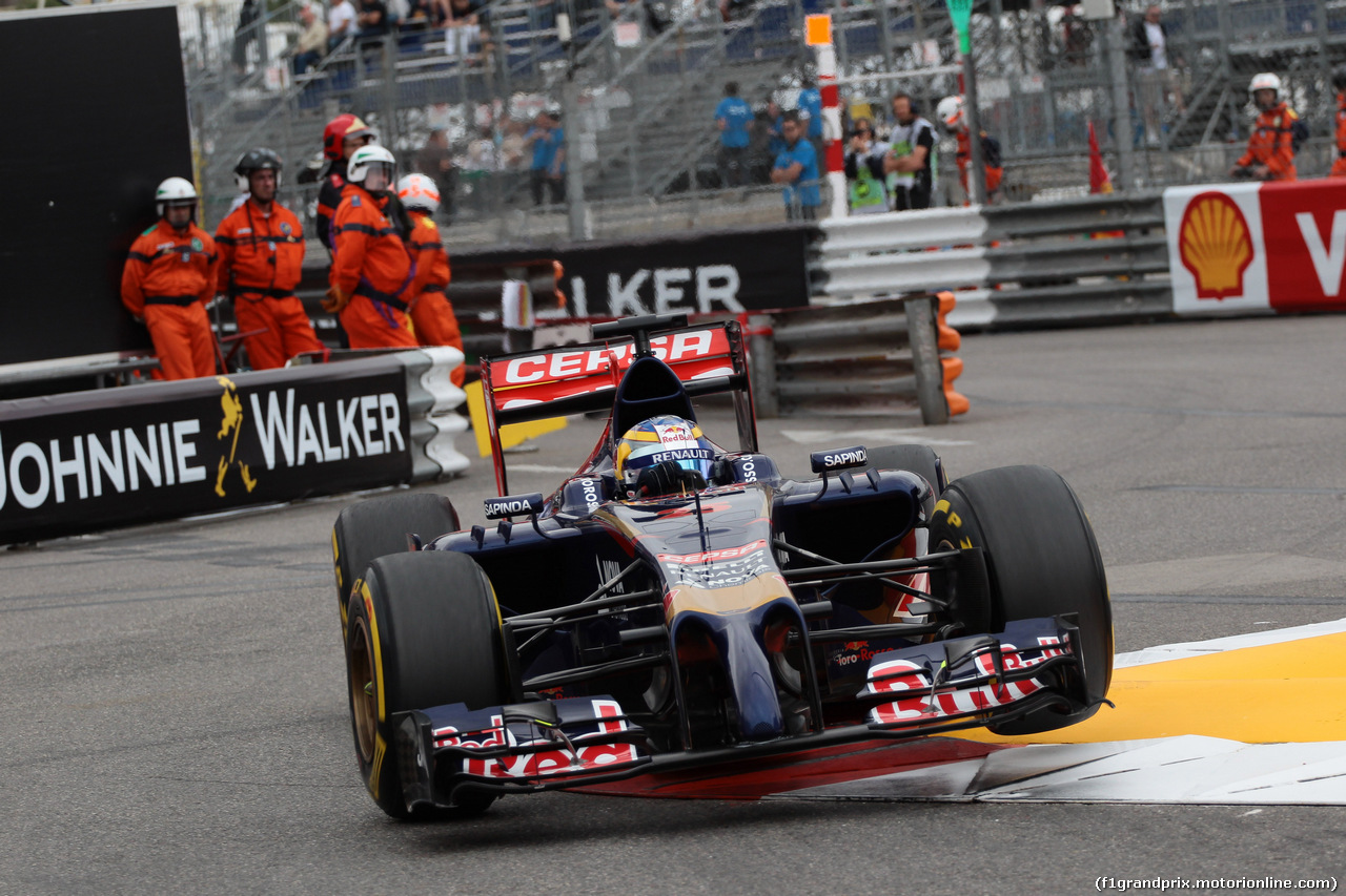 GP MONACO, 22.05.2014- Prove Libere 1, Jean-Eric Vergne (FRA) Scuderia Toro Rosso STR9