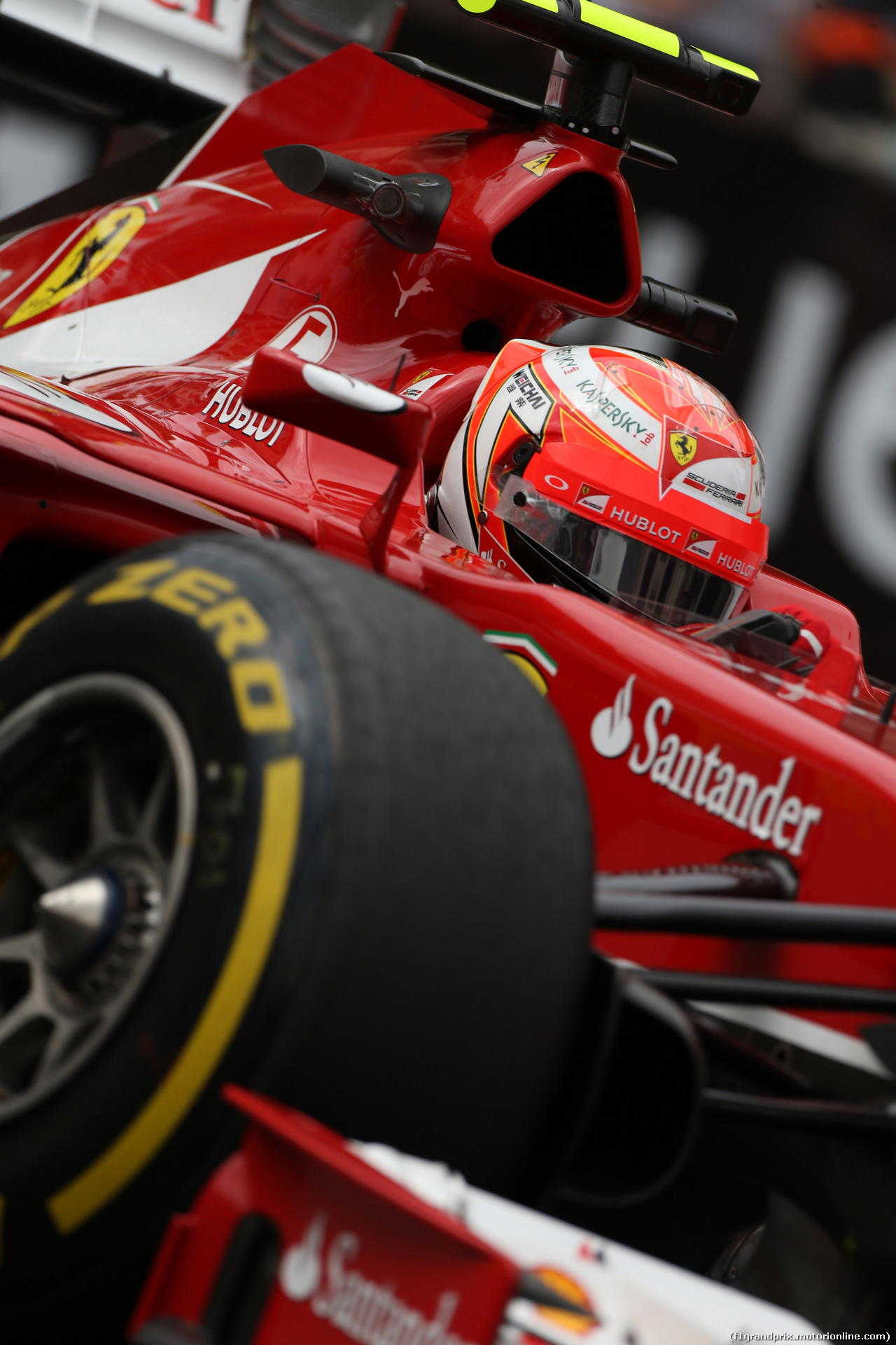 GP MONACO, 22.05.2014- Prove Libere 1, Kimi Raikkonen (FIN) Ferrari F14-T