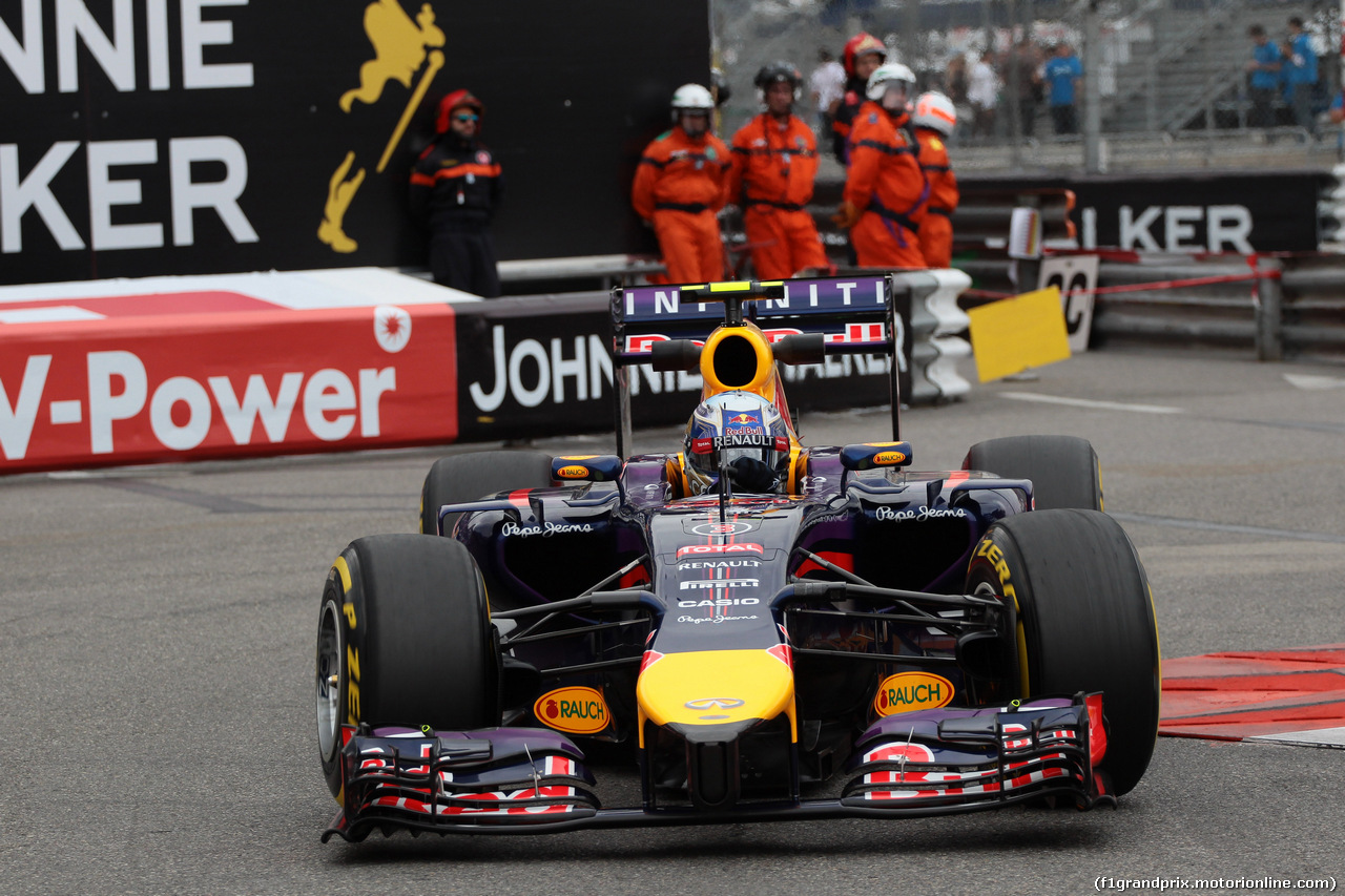 GP MONACO, 22.05.2014- Prove Libere 1, Daniel Ricciardo (AUS) Red Bull Racing RB10