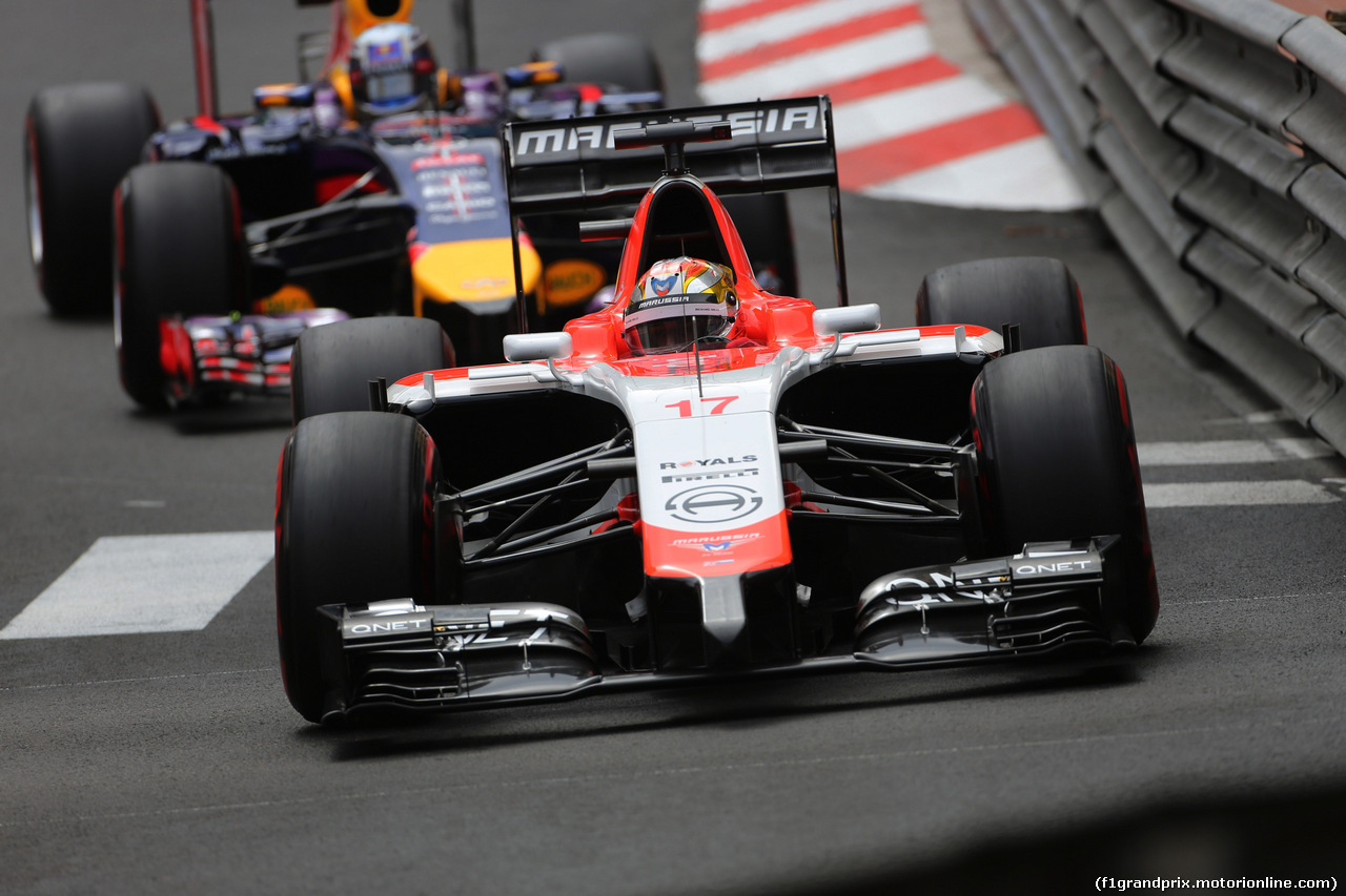 GP MONACO, 22.05.2014- Prove Libere 2, Jules Bianchi (FRA) Marussia F1 Team MR03