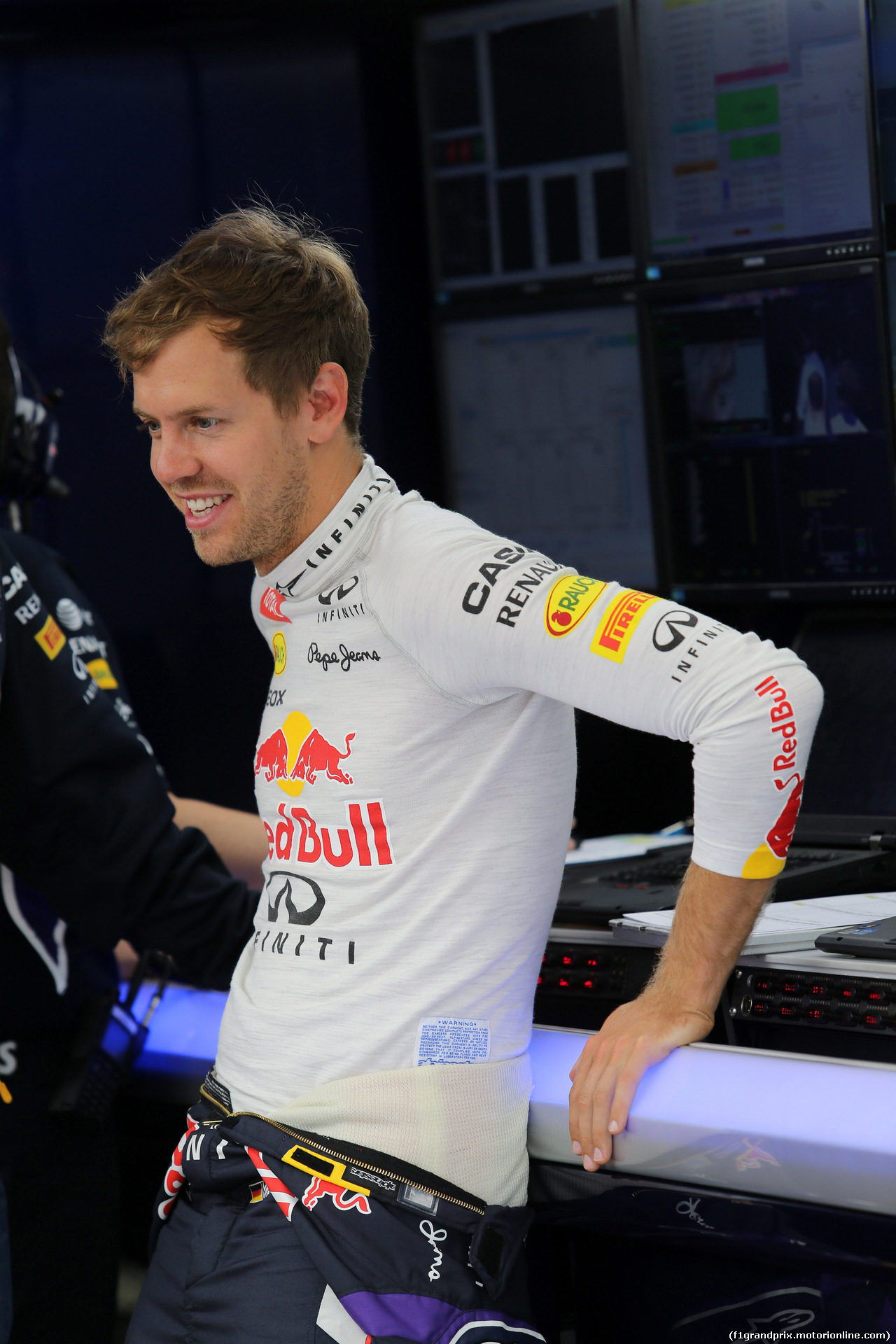 GP MONACO, 22.05.2014- Prove Libere 2, Sebastian Vettel (GER) Red Bull Racing RB10