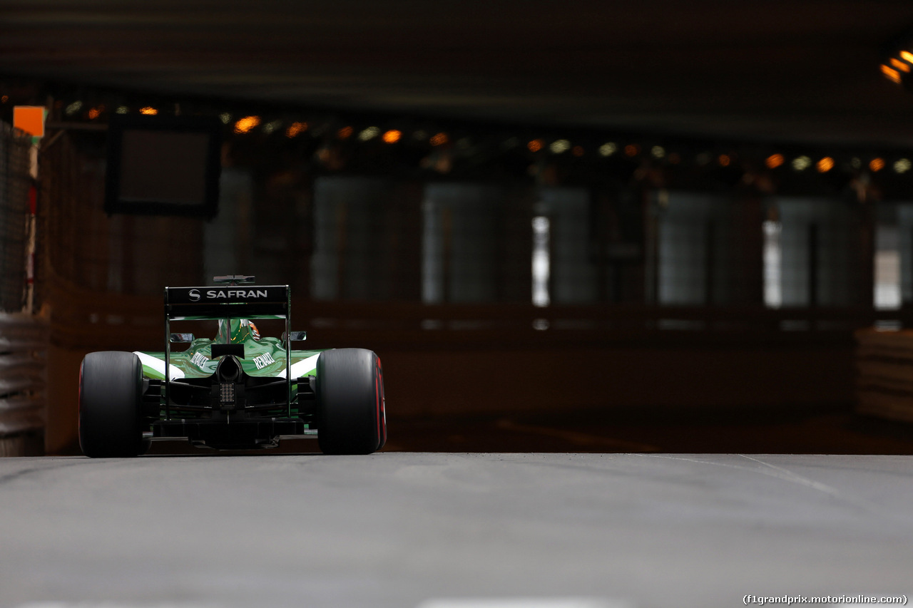 GP MONACO, 22.05.2014- Prove Libere 2, Kamui Kobayashi (JAP) Caterham F1 Team CT-04