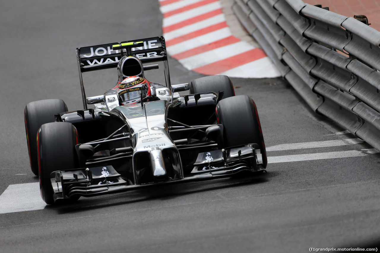 GP MONACO, 22.05.2014- Prove Libere 2, Kevin Magnussen (DEN) McLaren Mercedes MP4-29
