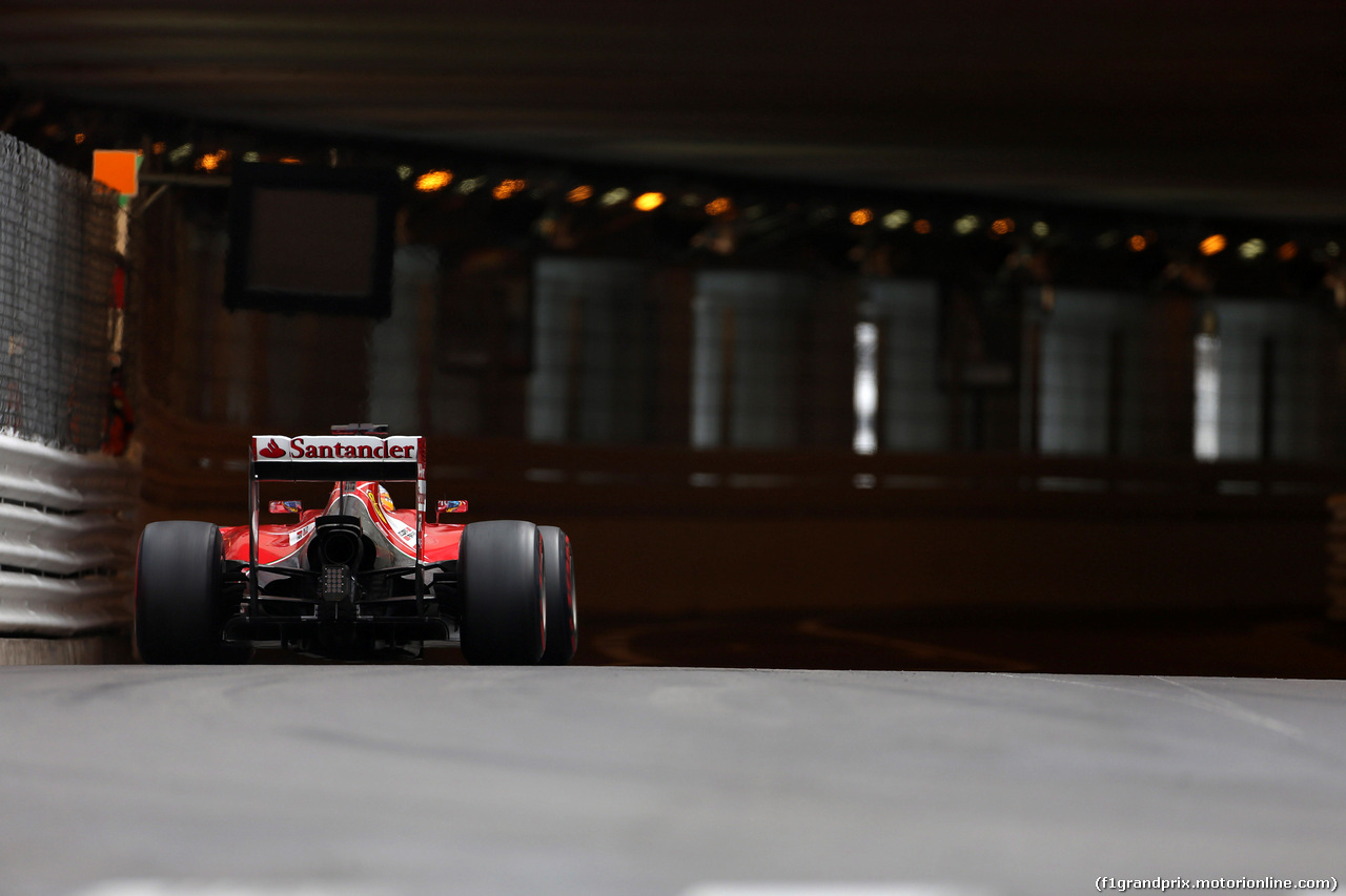 GP MONACO, 22.05.2014- Prove Libere 2, Fernando Alonso (ESP) Ferrari F14-T