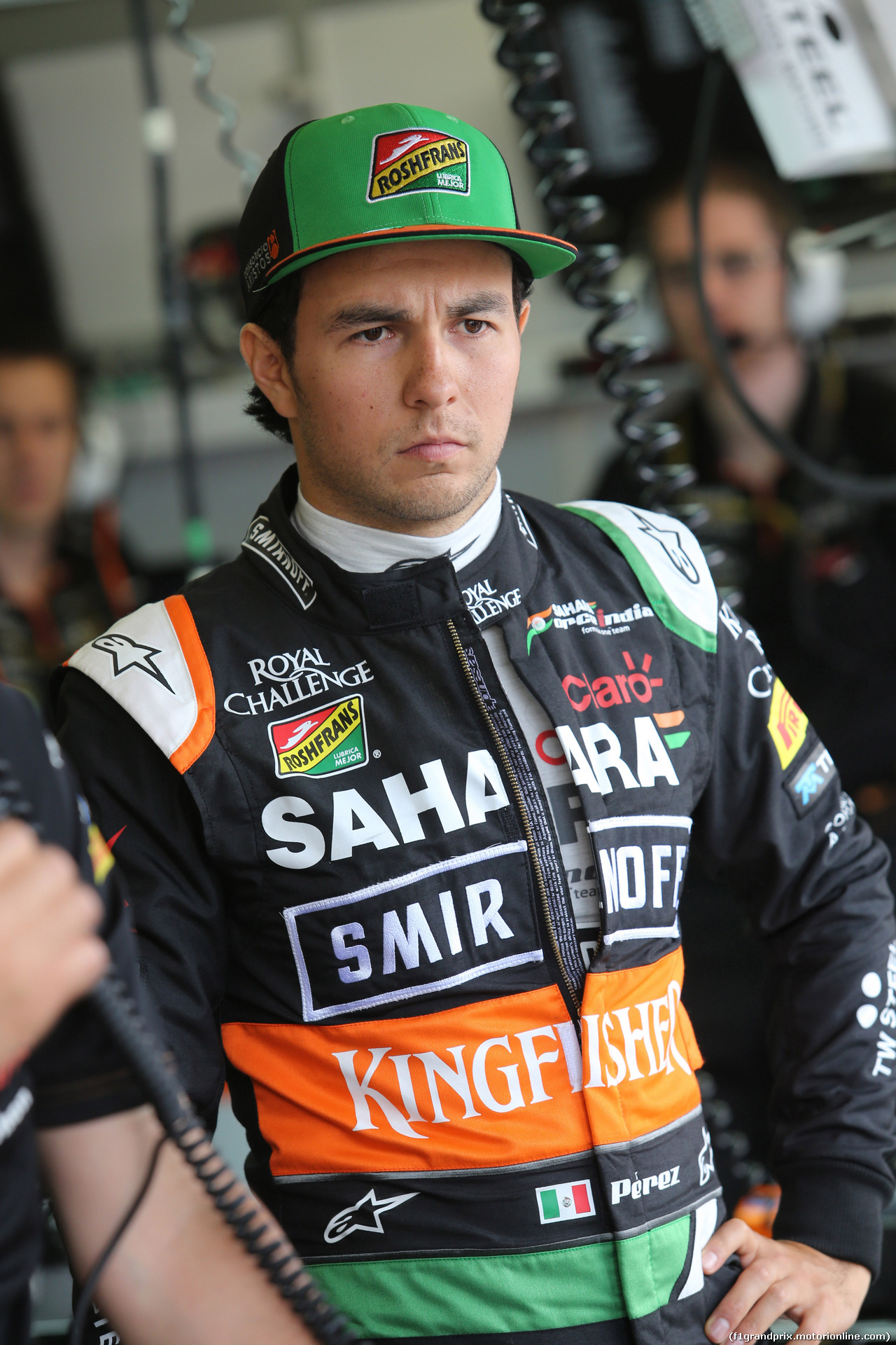 GP MONACO, 22.05.2014- Prove Libere 2, Sergio Perez (MEX) Sahara Force India F1 VJM07