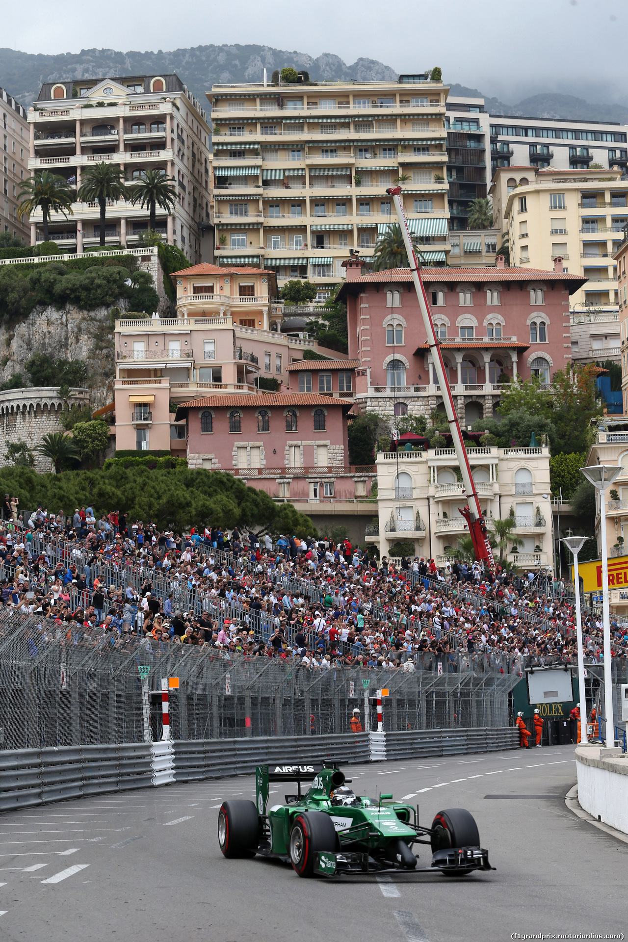 GP MONACO, 22.05.2014- Prove Libere 2, Kamui Kobayashi (JAP) Caterham F1 Team CT-04