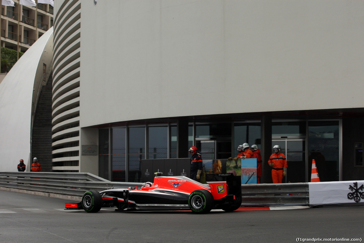 GP MONACO, 22.05.2014- Prove Libere 2, Max Chilton (GBR), Marussia F1 Team MR03