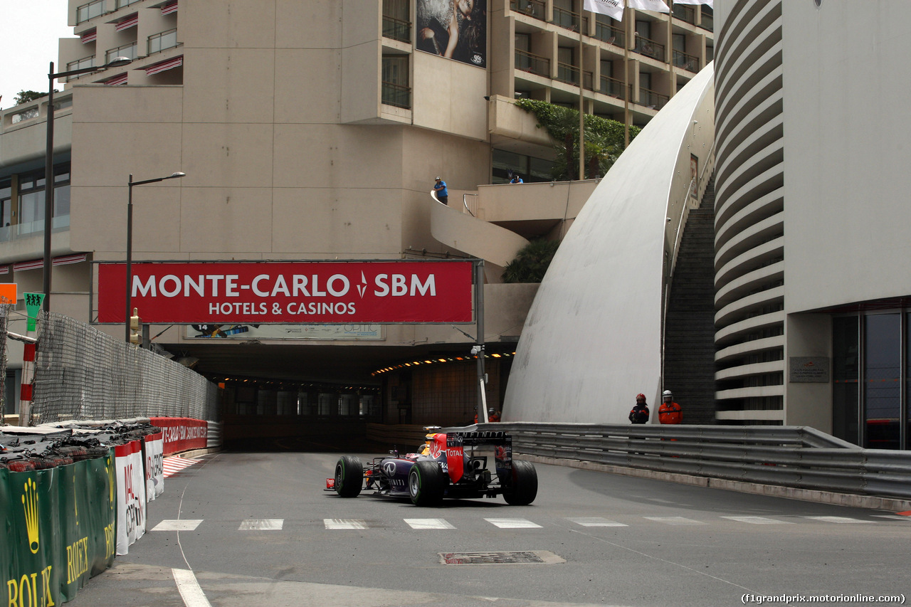 GP MONACO, 22.05.2014- Prove Libere 2, Sebastian Vettel (GER) Red Bull Racing RB10