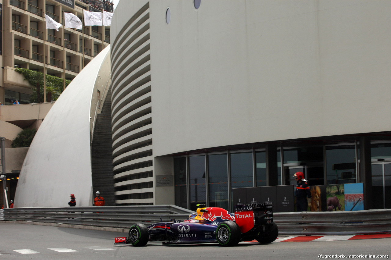 GP MONACO, 22.05.2014- Prove Libere 2, Daniel Ricciardo (AUS) Red Bull Racing RB10