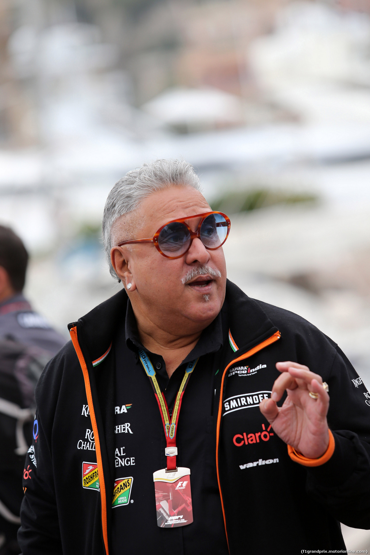 GP MONACO, 22.05.2014- Prove Libere 2, Vijay Mallya (IND), Chairman e Managine Director Force India
