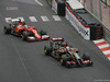 GP MONACO, 22.05.2014- Free Practice 1, Fernando Alonso (ESP) Ferrari F14-T e Romain Grosjean (FRA) Lotus F1 Team E22