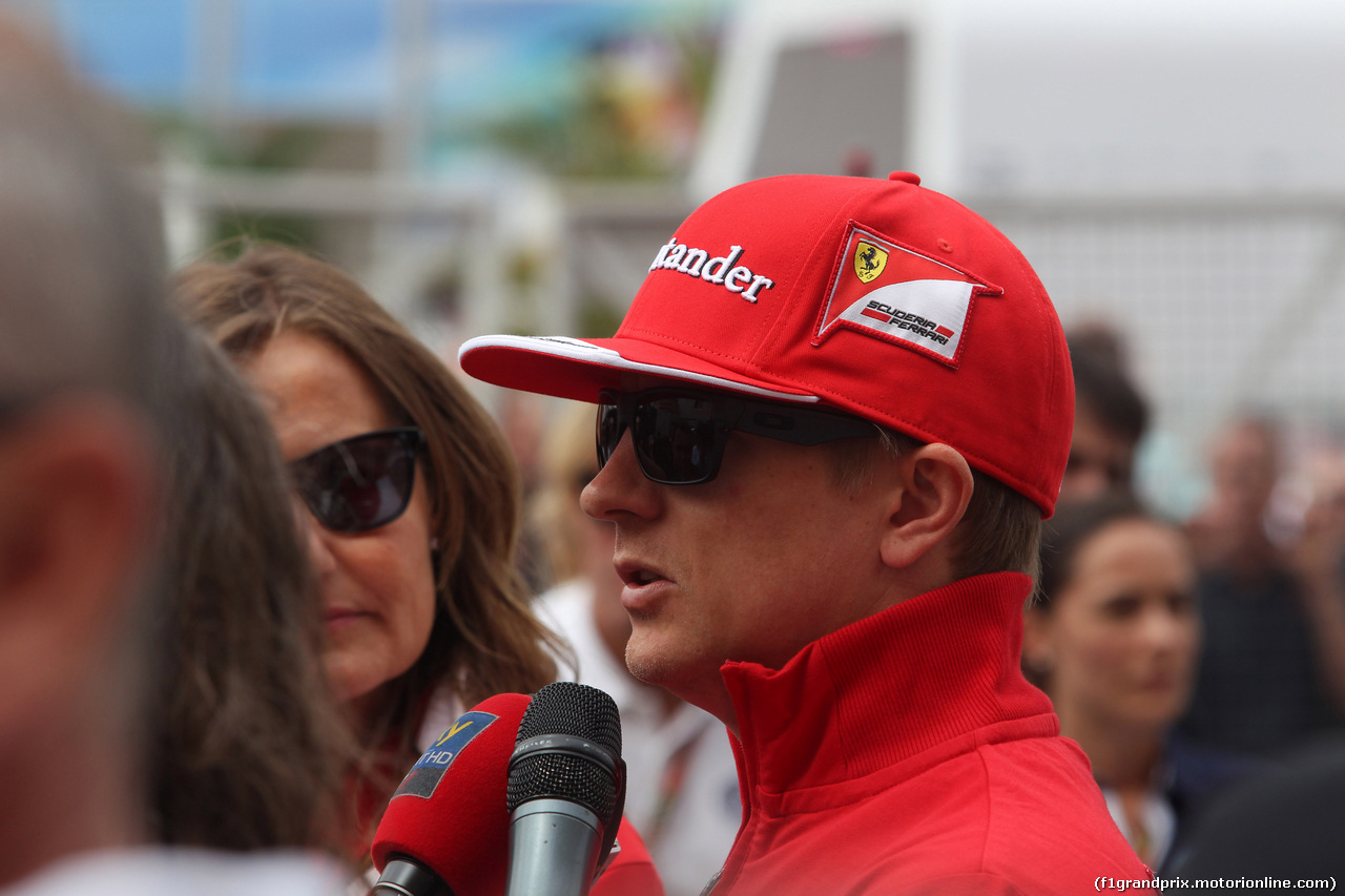 GP MONACO, 21.05.2014- Kimi Raikkonen (FIN) Ferrari F14-T
