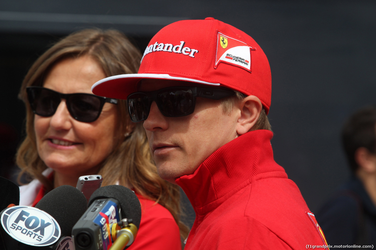 GP MONACO, 21.05.2014- Kimi Raikkonen (FIN) Ferrari F14-T
