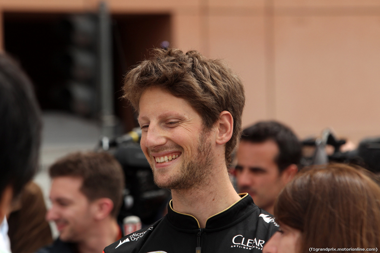 GP MONACO, 21.05.2014- Romain Grosjean (FRA) Lotus F1 Team E22