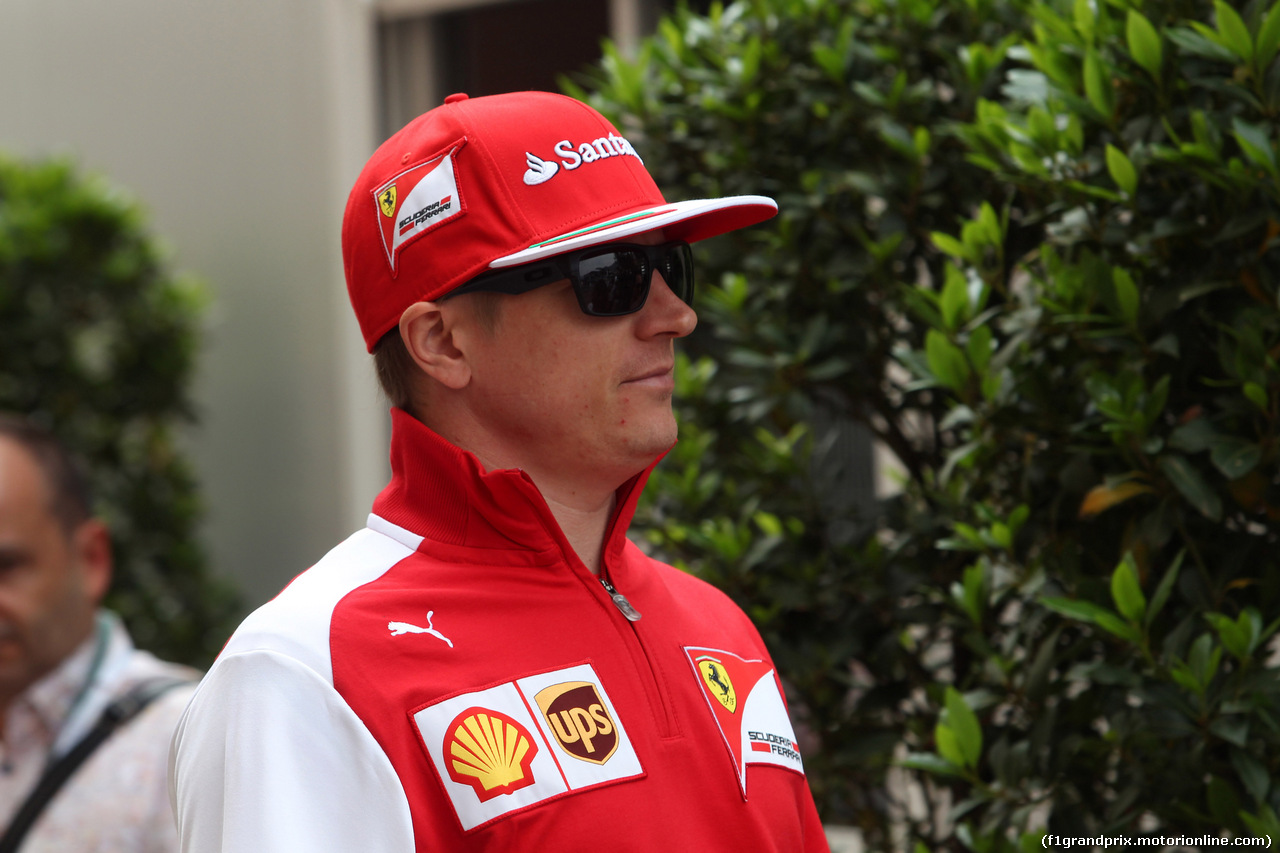 GP MONACO, 21.05.2014- Kimi Raikkonen (FIN) Ferrari F14-T