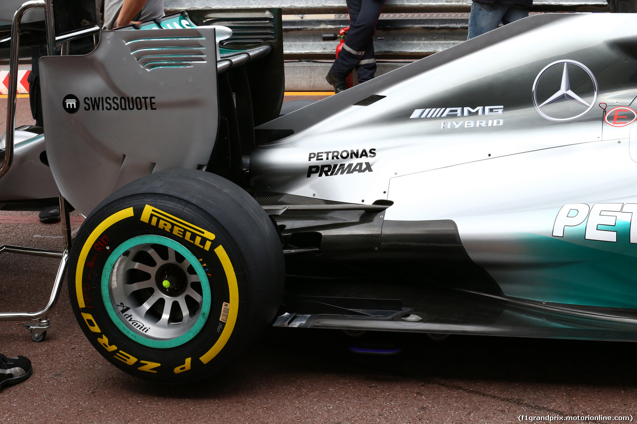 GP MONACO, 21.05.2014- Mercedes AMG F1 W05, detail