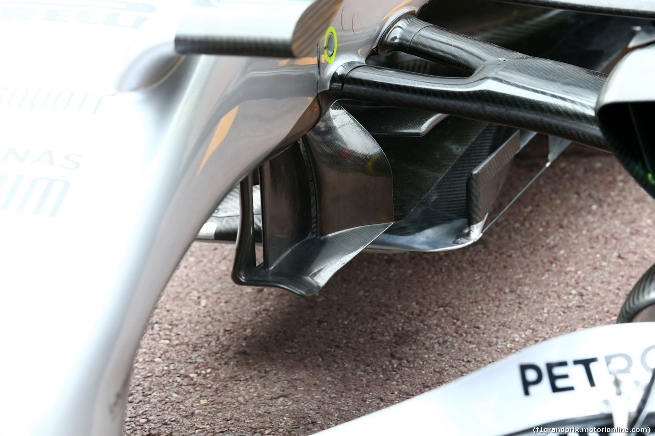 GP MONACO, 21.05.2014- Mercedes AMG F1 W05, detail