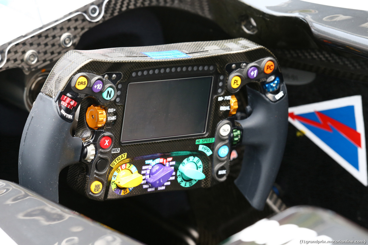 GP MONACO, 21.05.2014- The Steering wheel of Mercedes