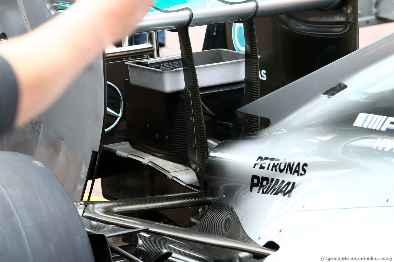 GP MONACO, 21.05.2014- Mercedes AMG F1 W05, detail