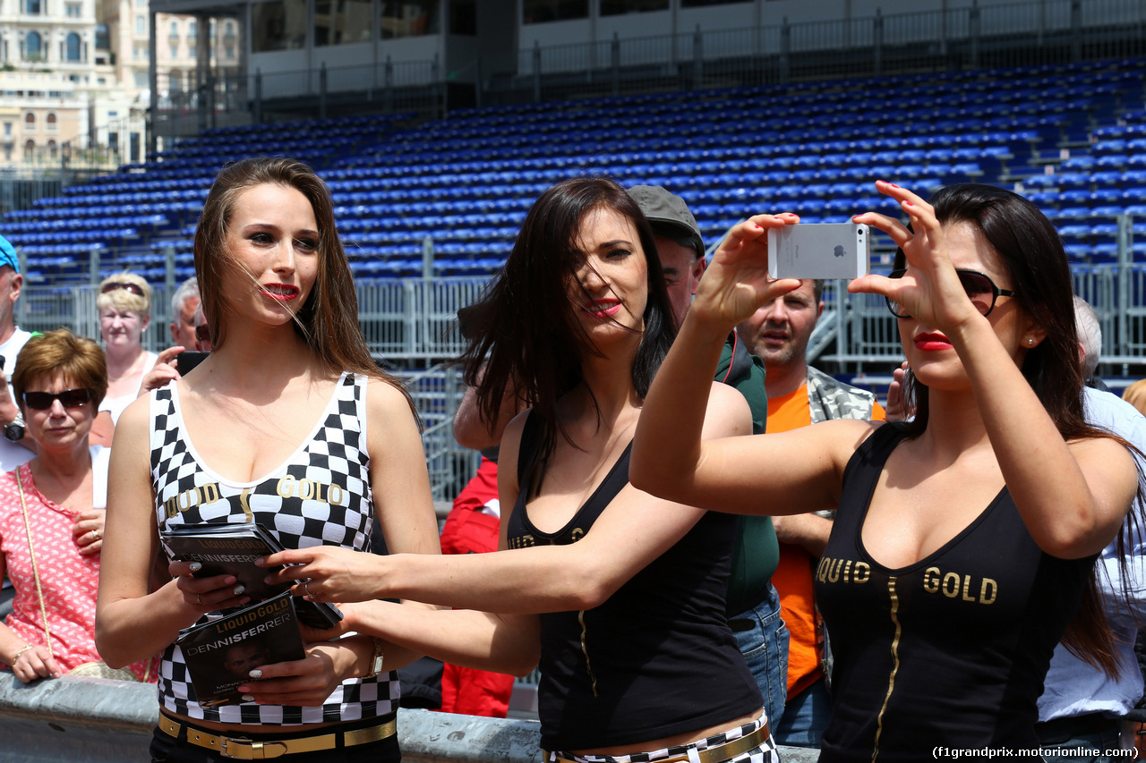 GP MONACO, 21.05.2014- Ragazzas in the paddock