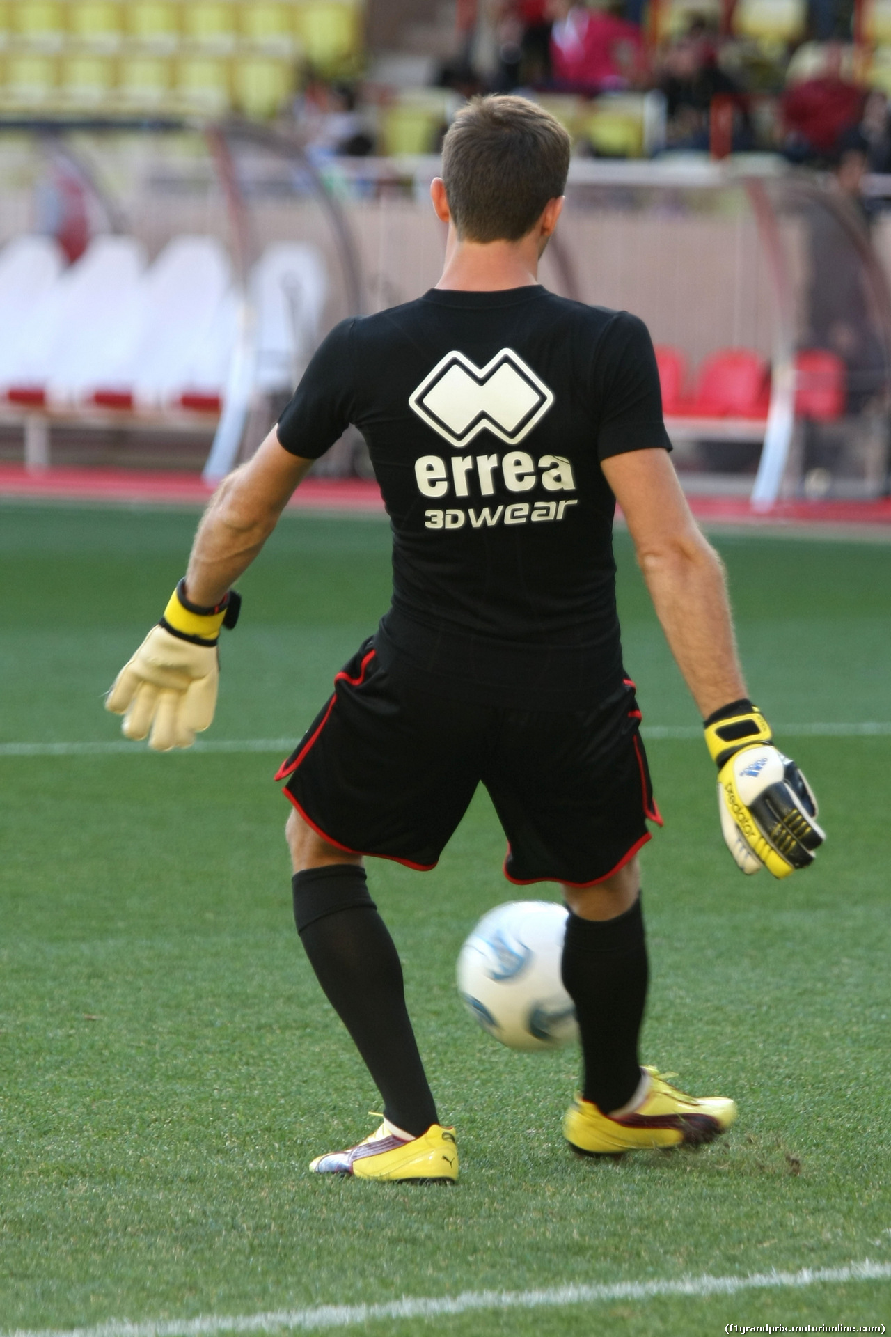 GP MONACO, Jules Bianchi (FRA) Marussia F1 Team at the charity football match.
20.05.2014. Formula 1 World Championship, Rd 6, Monaco Grand Prix, Monte Carlo, Monaco, Tuesday Soccer.