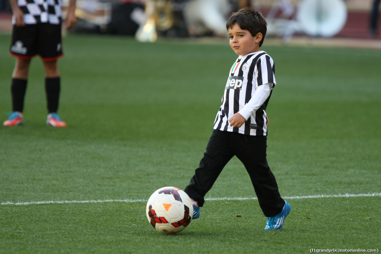 GP MONACO, Felipinho Massa (BRA), son of Felipe Massa (BRA) Williams, at the charity football match.
20.05.2014. Formula 1 World Championship, Rd 6, Monaco Grand Prix, Monte Carlo, Monaco, Tuesday Soccer.
