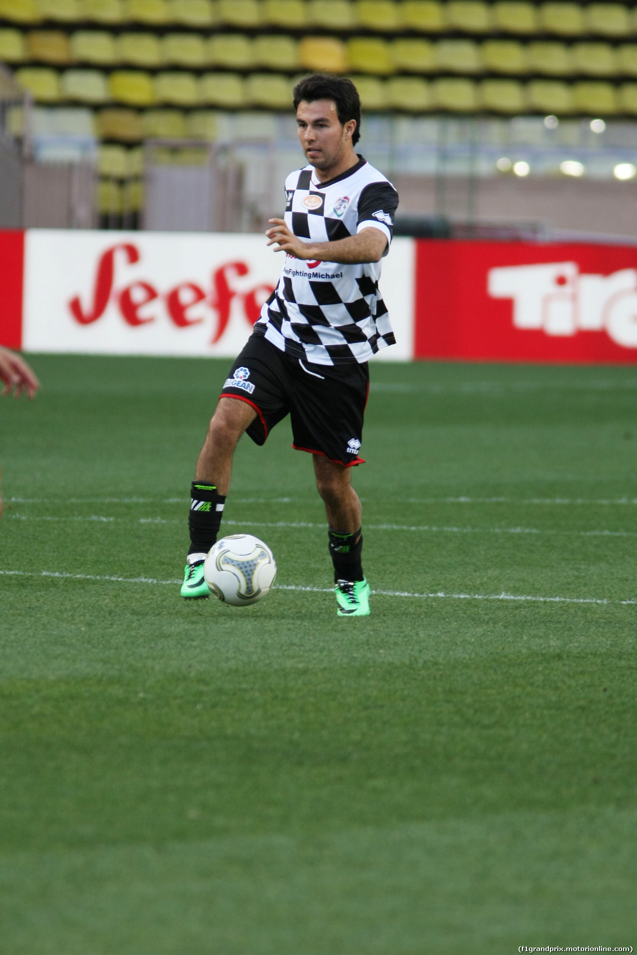 GP MONACO, Sergio Perez (MEX) Sahara Force India F1 at the charity football match.
20.05.2014. Formula 1 World Championship, Rd 6, Monaco Grand Prix, Monte Carlo, Monaco, Tuesday Soccer.