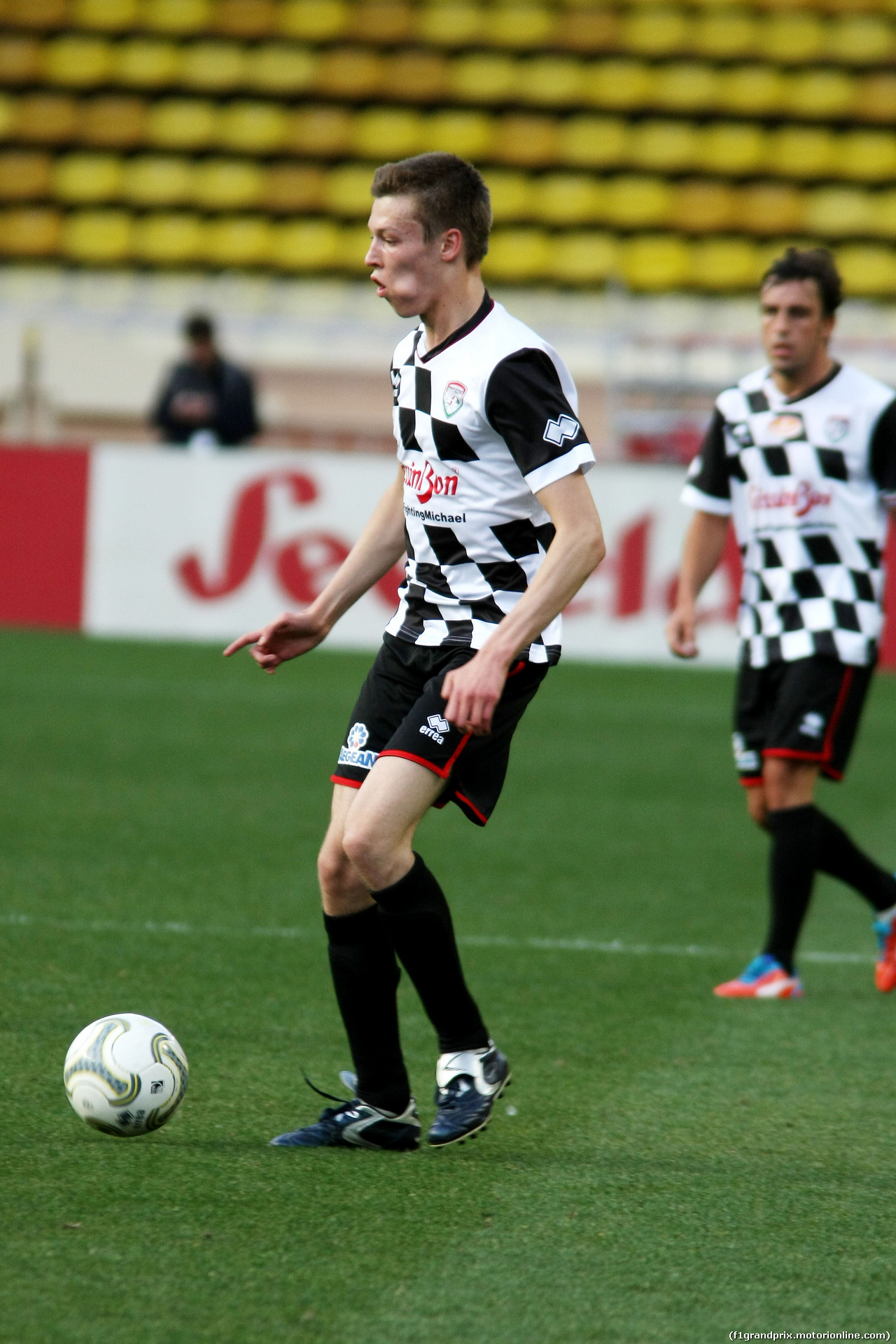 GP MONACO, Daniil Kvyat (RUS) Scuderia Toro Rosso at the charity football match.
20.05.2014. Formula 1 World Championship, Rd 6, Monaco Grand Prix, Monte Carlo, Monaco, Tuesday Soccer.