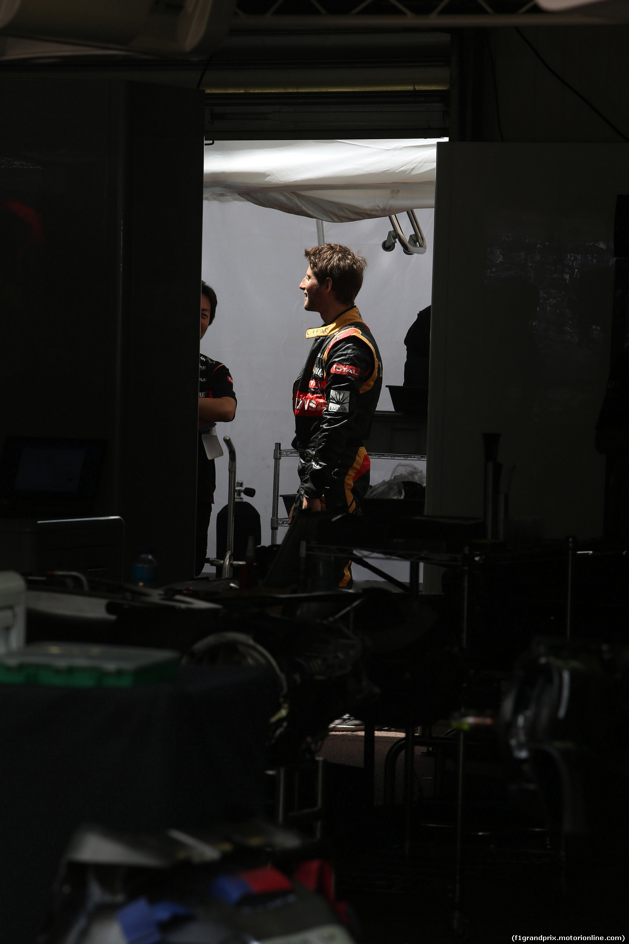 GP MONACO, 21.05.2014- Romain Grosjean (FRA) Lotus F1 Team E22