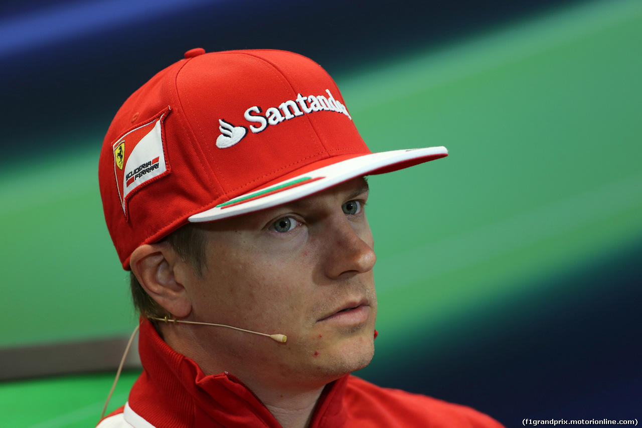 GP MONACO, 21.05.2014- Conferenza Stampa, Kimi Raikkonen (FIN) Ferrari F14-T
