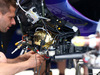 GP MONACO, 21.05.2014- Mechanics Red Bull work on the car