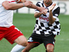 GP MONACO, Sergio Perez (MEX) Sahara Force India F1 e Didier Deschamps (FRA) Former Football Player at the charity football match.
20.05.2014. Formula 1 World Championship, Rd 6, Monaco Grand Prix, Monte Carlo, Monaco, Tuesday Soccer.