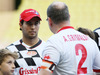 GP MONACO, Sergio Perez (MEX) Sahara Force India F1 with HSH Prince Albert of Monaco (MON) at the charity football match.
20.05.2014. Formula 1 World Championship, Rd 6, Monaco Grand Prix, Monte Carlo, Monaco, Tuesday Soccer.