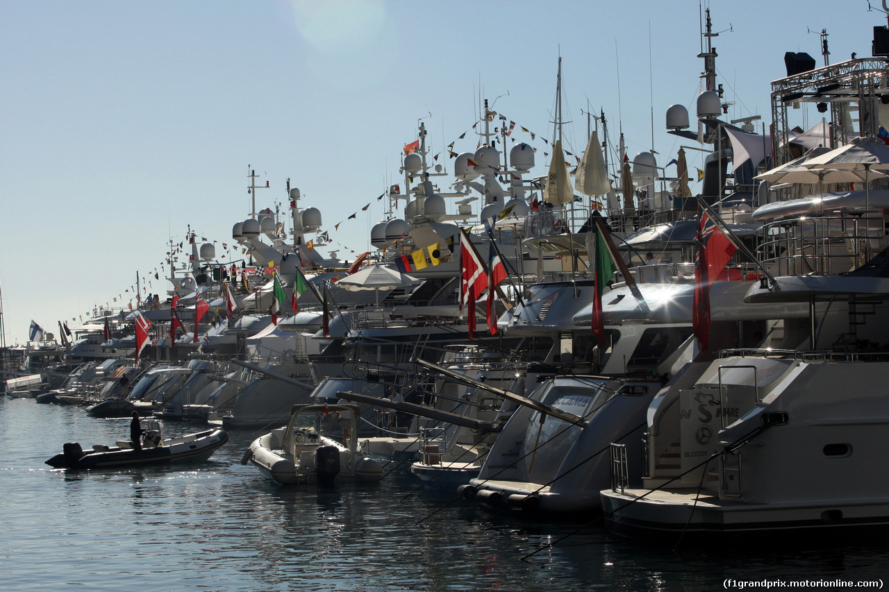GP MONACO, 24.05.2014- Prove Libere 3, Monte Carlo Atmosfera