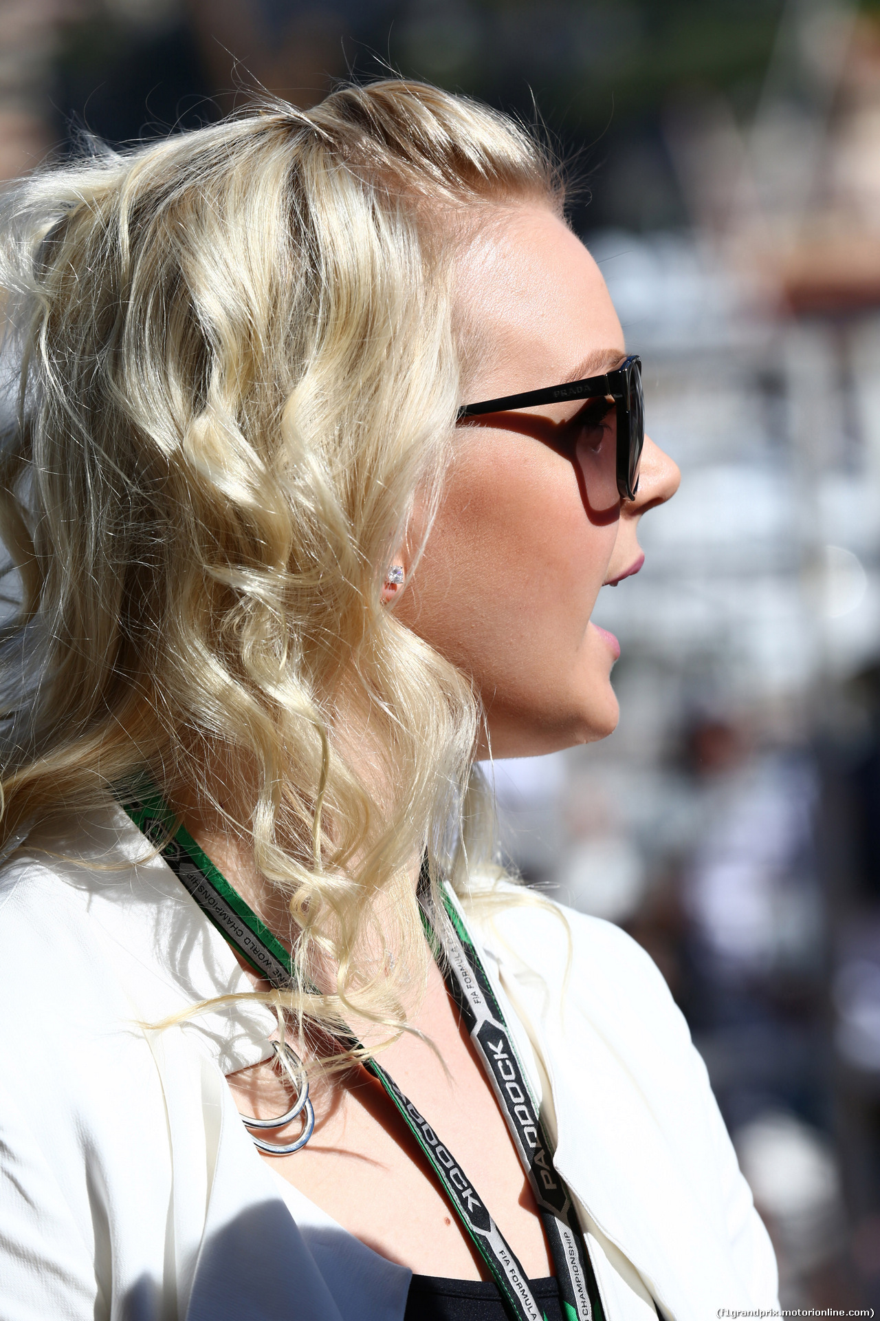 GP MONACO, 24.05.2014- Prove Libere 3, Emilia Pikkarainen (FIN) Swimmer e girlfriend of Valtteri Bottas (FIN)