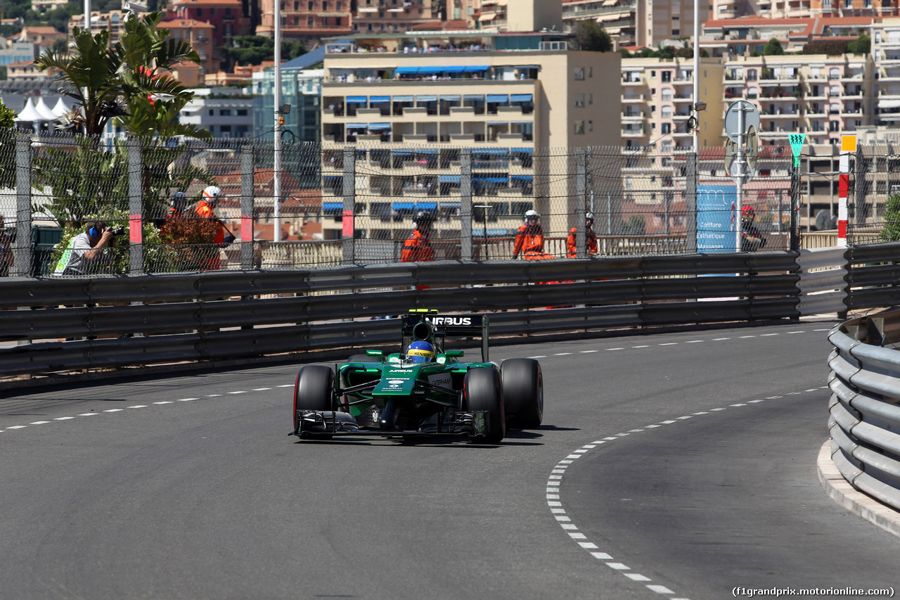 GP MONACO, 24.05.2014- Prove Libere 3, Marcus Ericsson (SUE) Caterham F1 Team CT-04