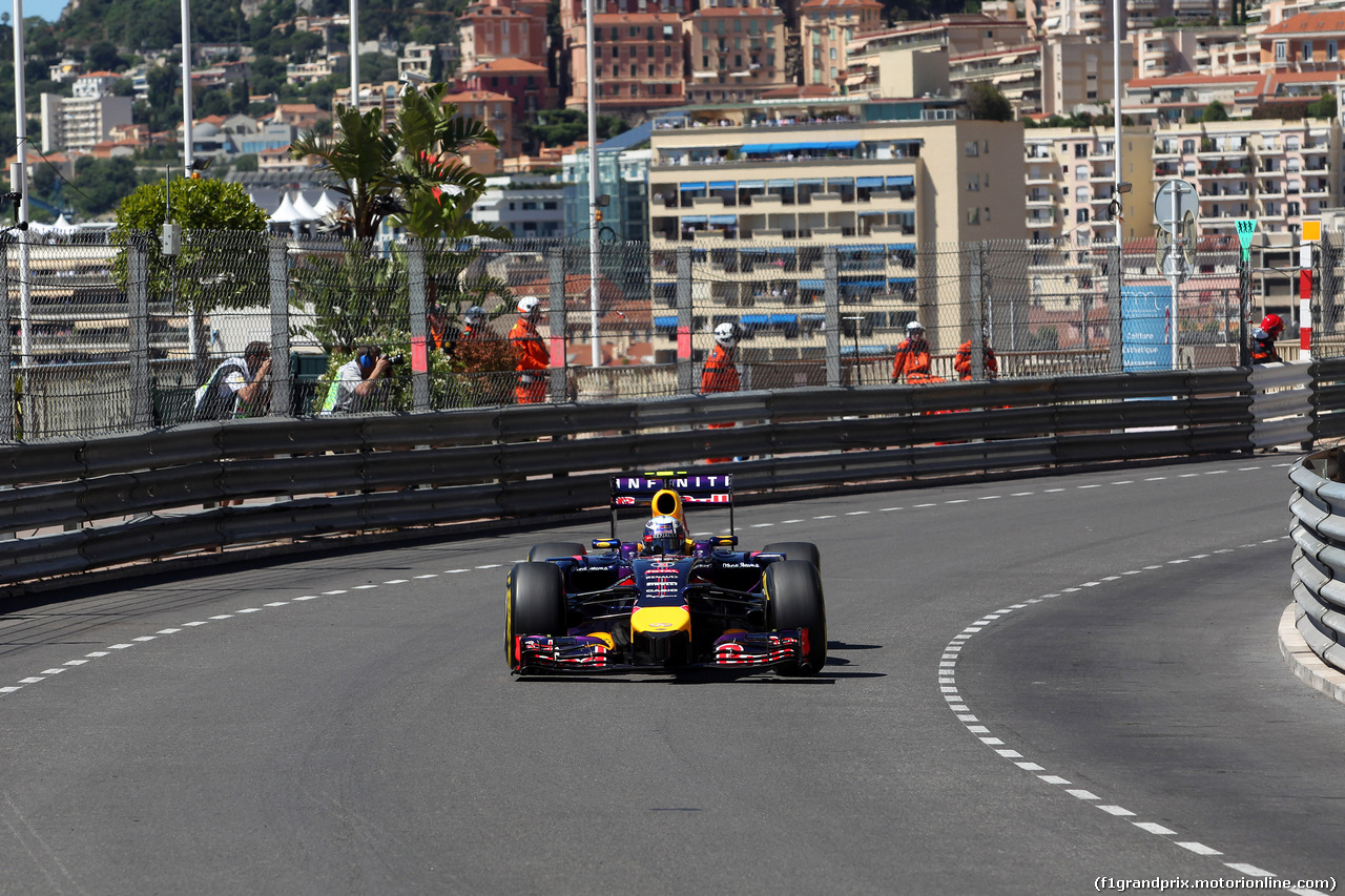 GP MONACO, 24.05.2014- Prove Libere 3, Daniel Ricciardo (AUS) Red Bull Racing RB10